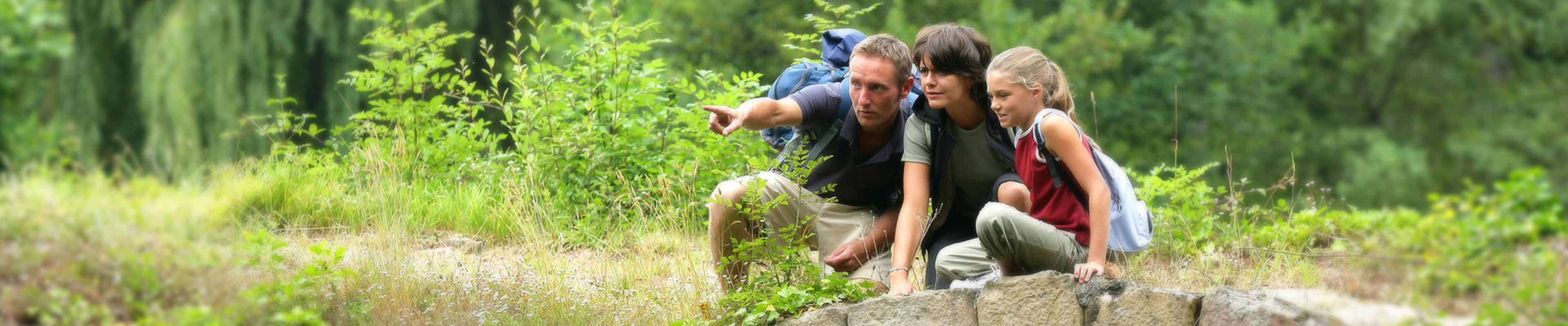 Wandern und Spazieren