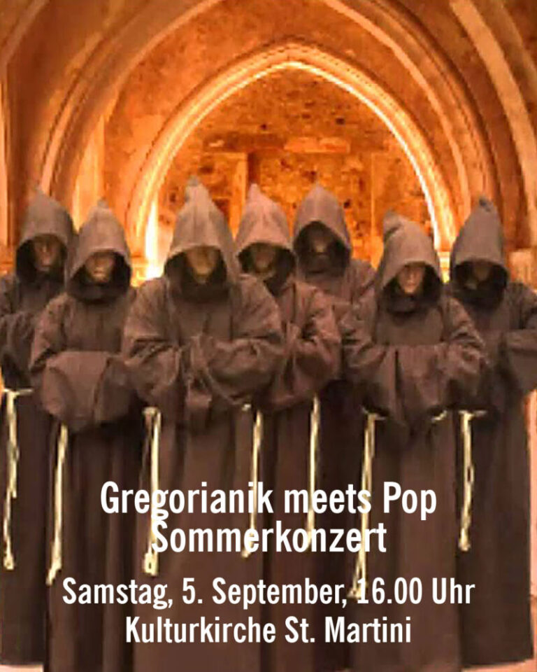 Gregorianik meets Pop, Kulturkirche St. Martini Stollberg (Harz)