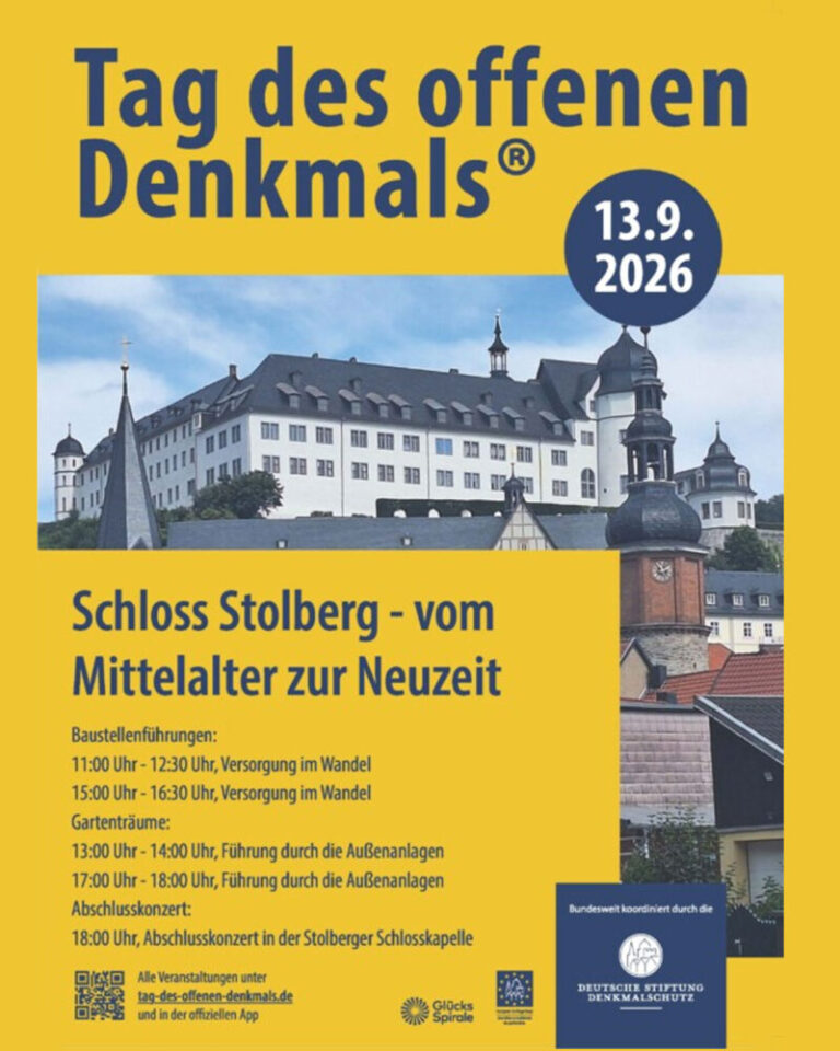 Tag des offenen Denkmals Stolberg 2026