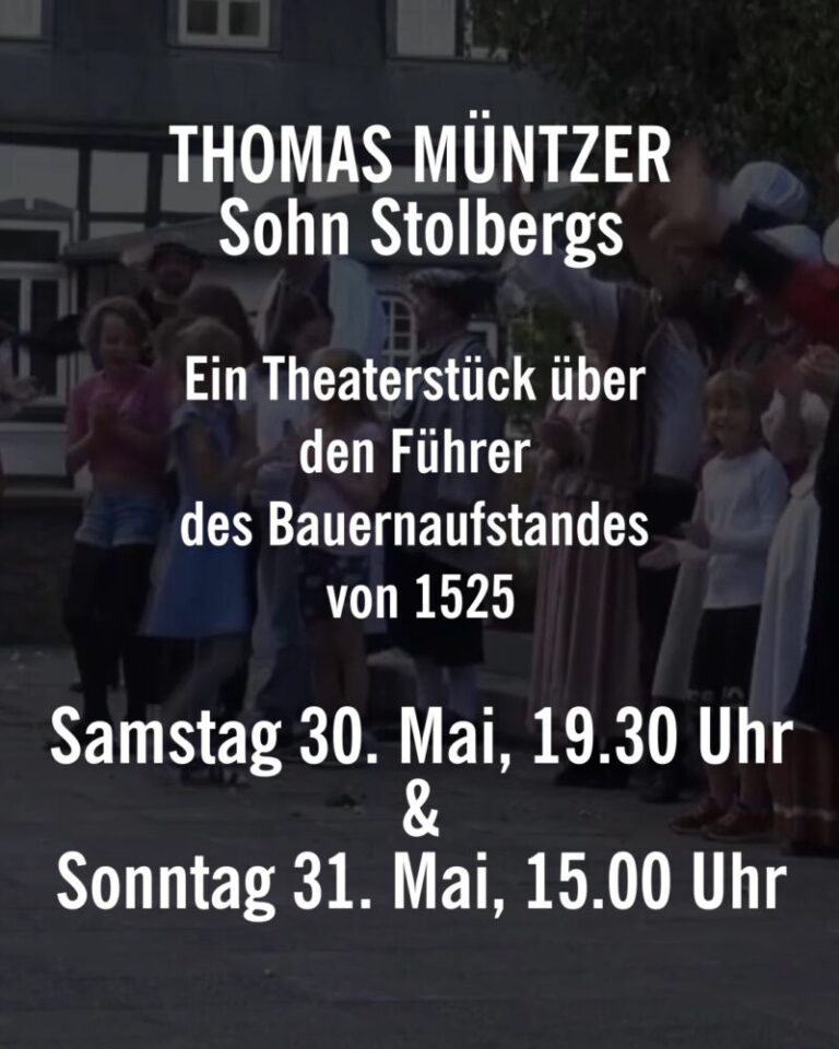 THOMAS MÜNTZER – SOHN STOLBERGS