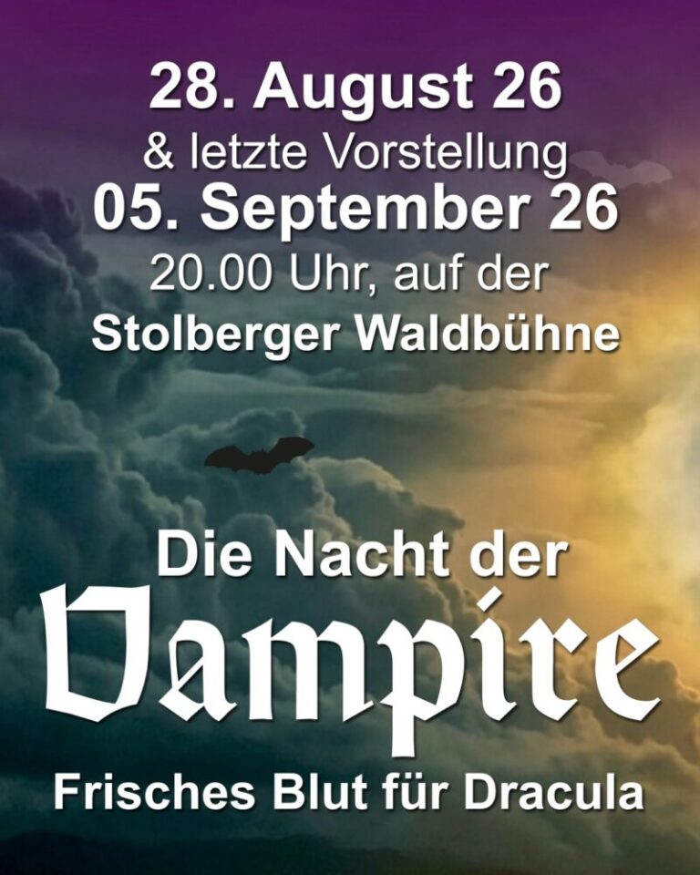 Nacht der Vampire auf der Waldbühne Stolberg